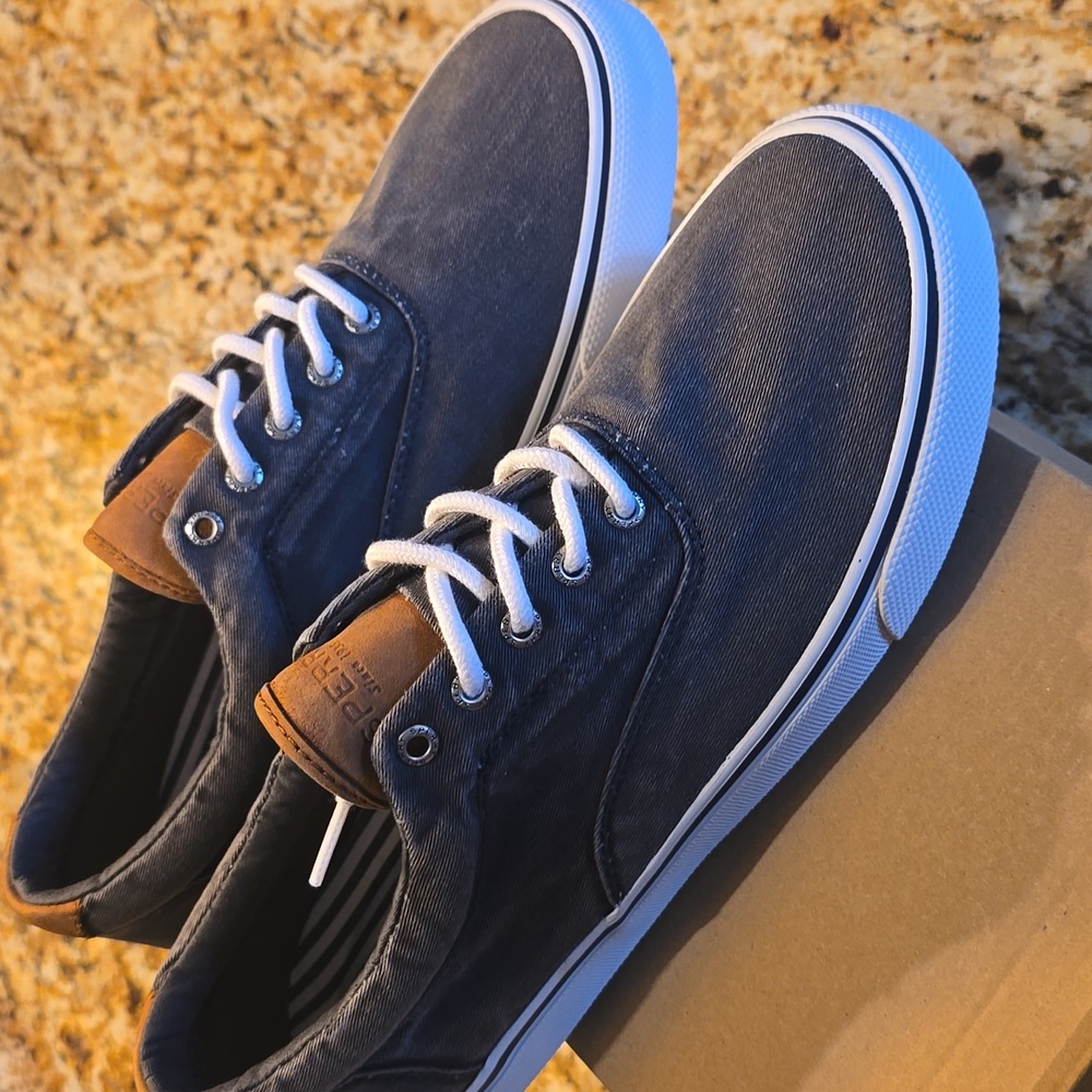 NIB Men's Sperry Top Sider Canvas Sneaker  Size 11 5 - Picture 9 of 9
